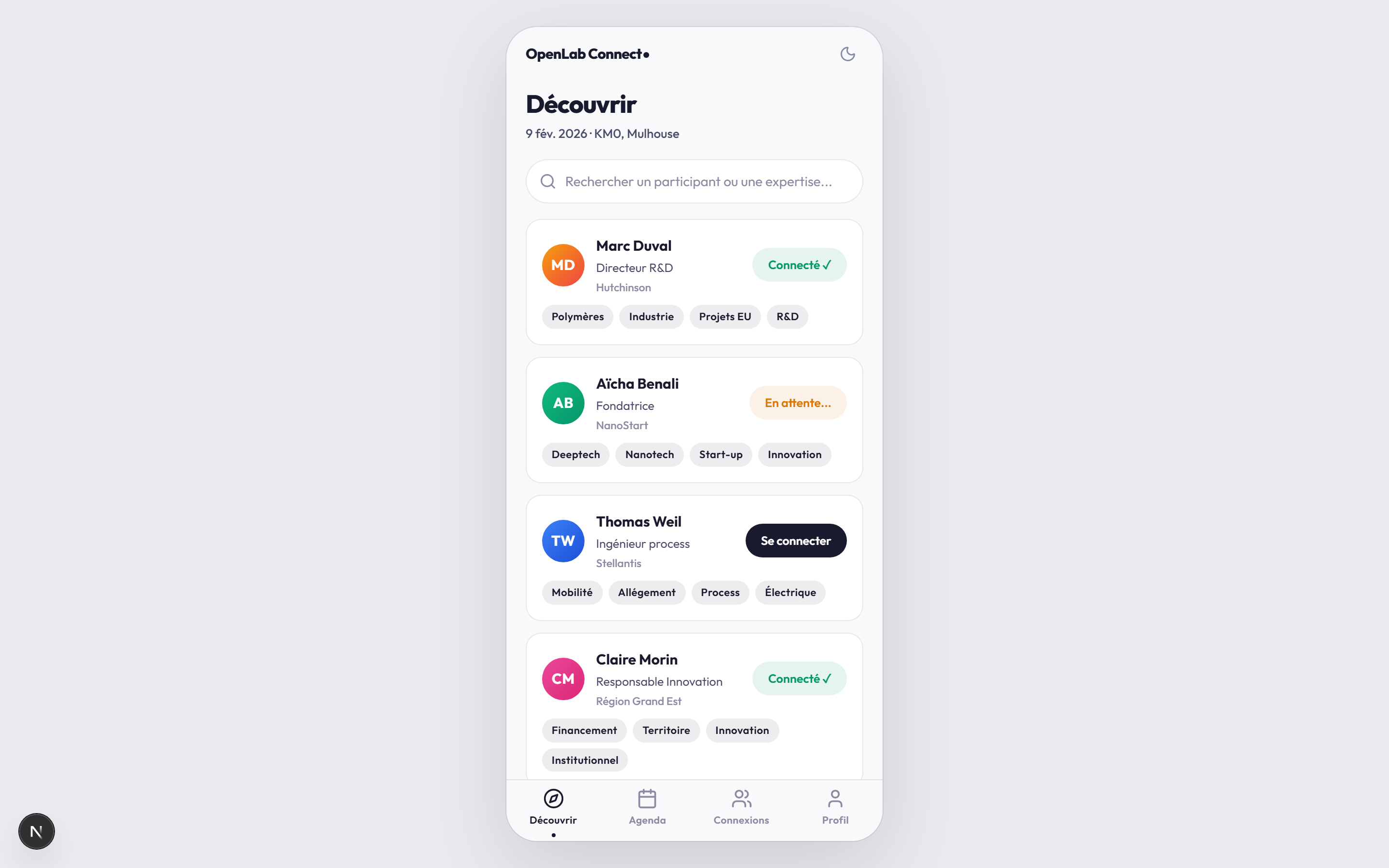 App Networking Événementiel